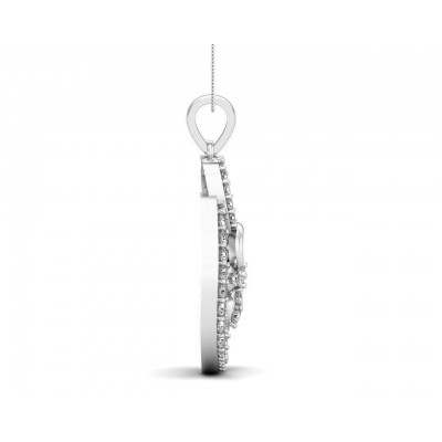 Freya Round Brilliant Diamond Pendant